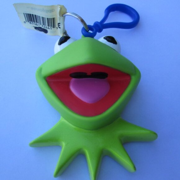 Vintage Kermit The Frog coin purse/backpack charm NWT - Picture 1 of 2